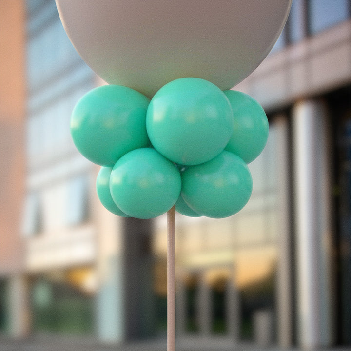 Mintgröna ballongknippen 28 cm - 10-pack