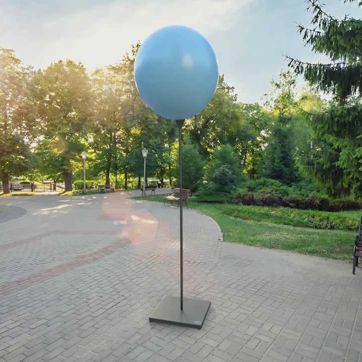 Vintage blå ballong 90 cm