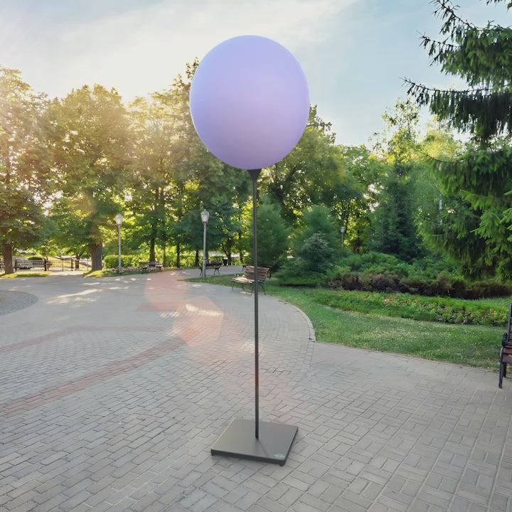 Matt lavendel ballong 90 cm