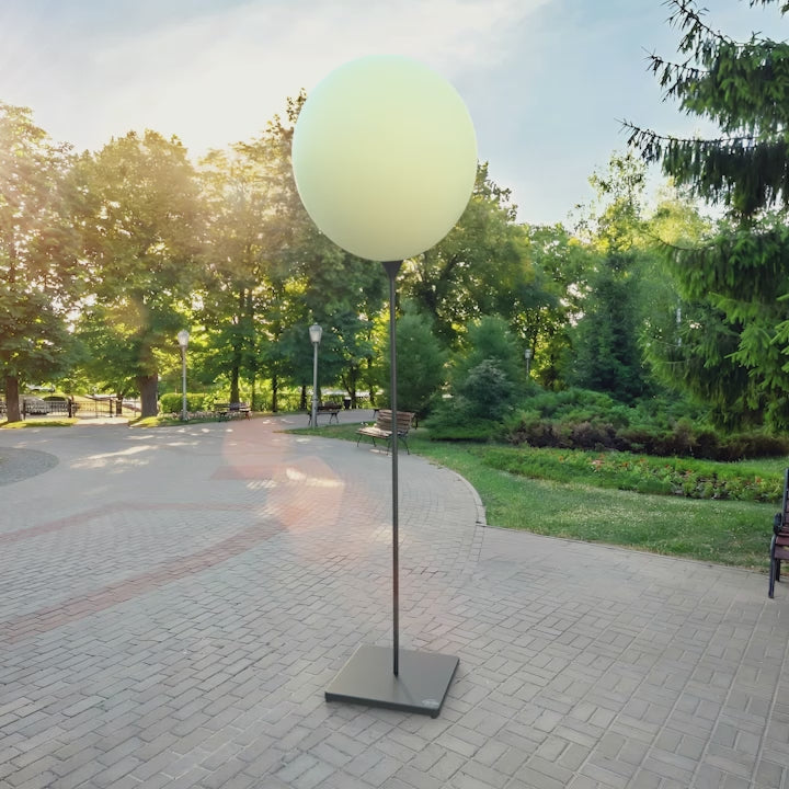 Matt gul ballong 90 cm