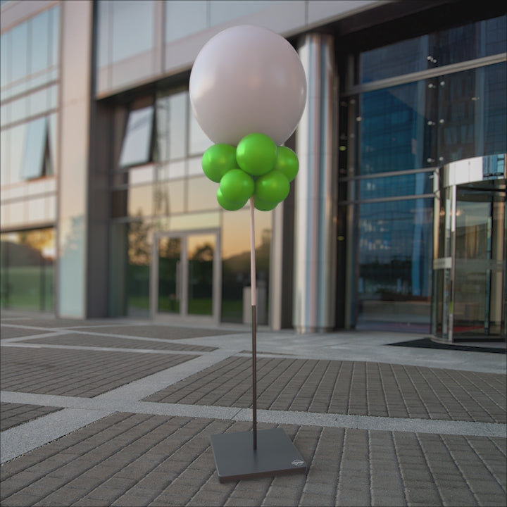 Gröna metalliska ballongknippen 28 cm - 10-pack