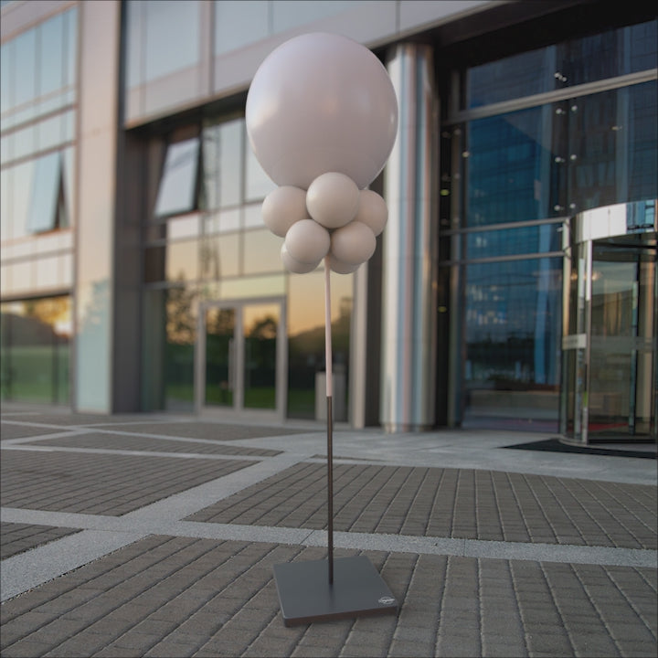 Beige ballongknippen 28 cm - 10-pack