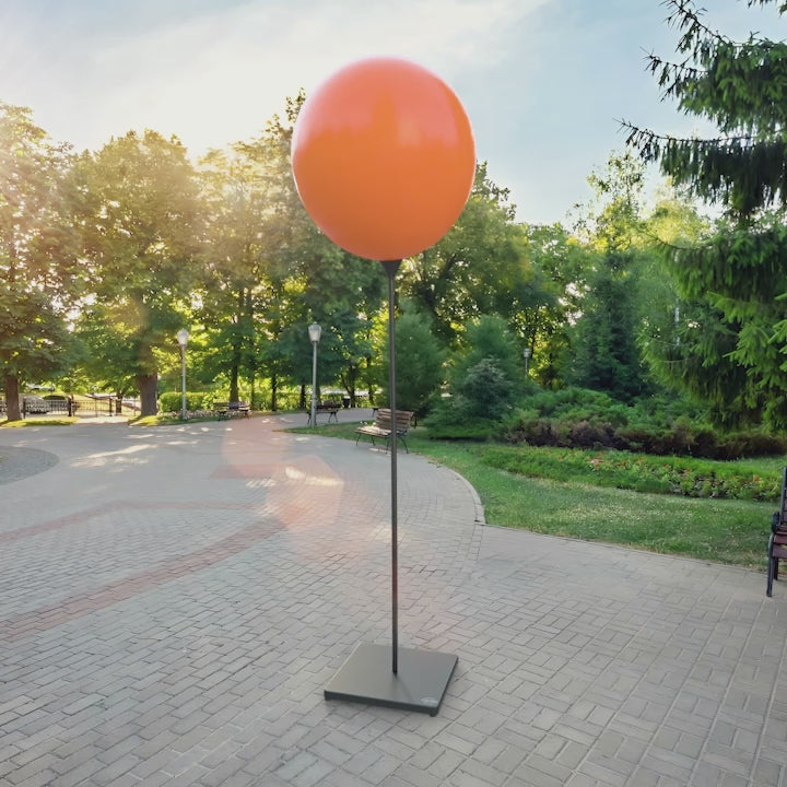 Orange ballong 90 cm