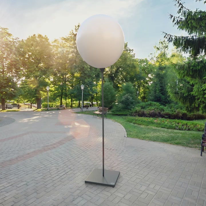 Beige ballong 90 cm
