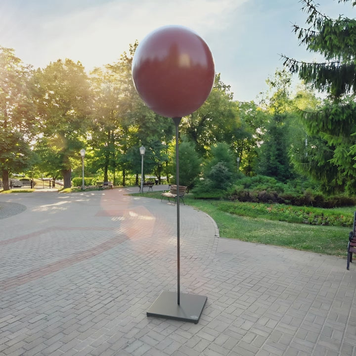 Mörkbrun ballong 90 cm