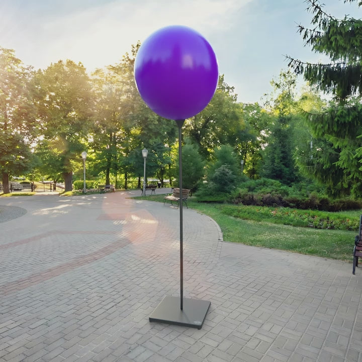 Mörklila ballong 90 cm