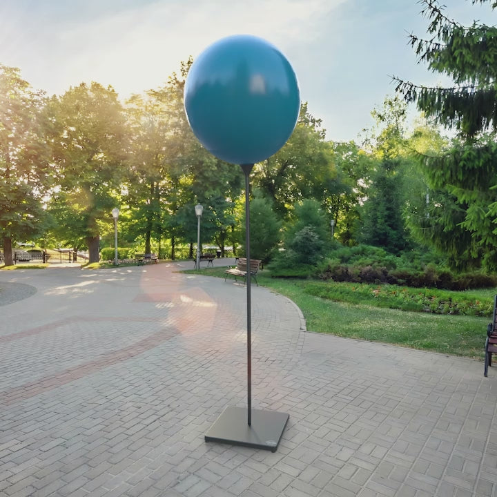 Havsblå ballong 90 cm