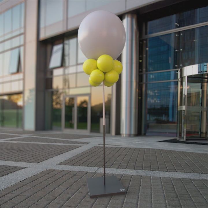 Citrongula ballongknippen 28 cm - 10-pack