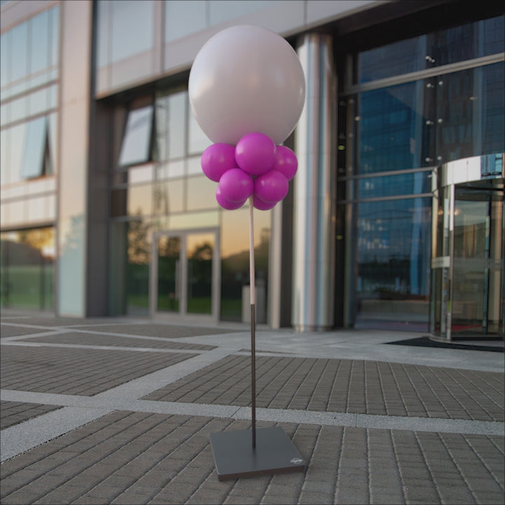 Cerise ballongknippen 28 cm - 10-pack