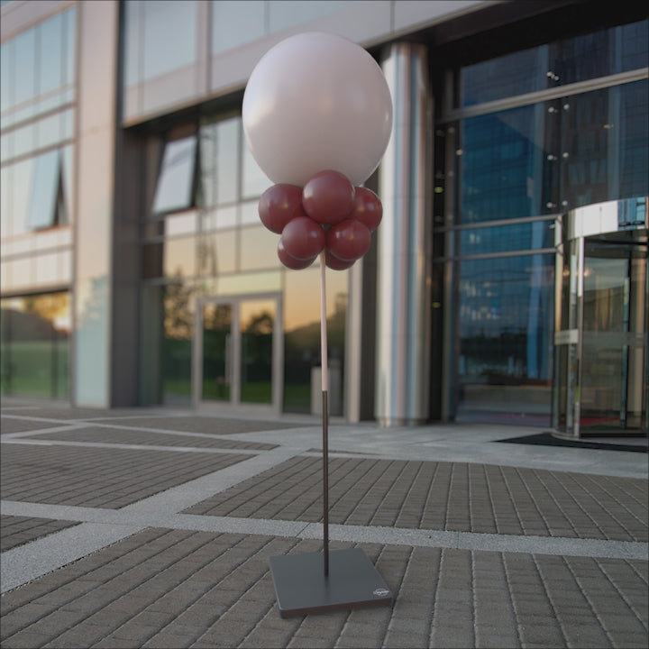 Mörkbruna ballongknippen 28 cm - 10-pack
