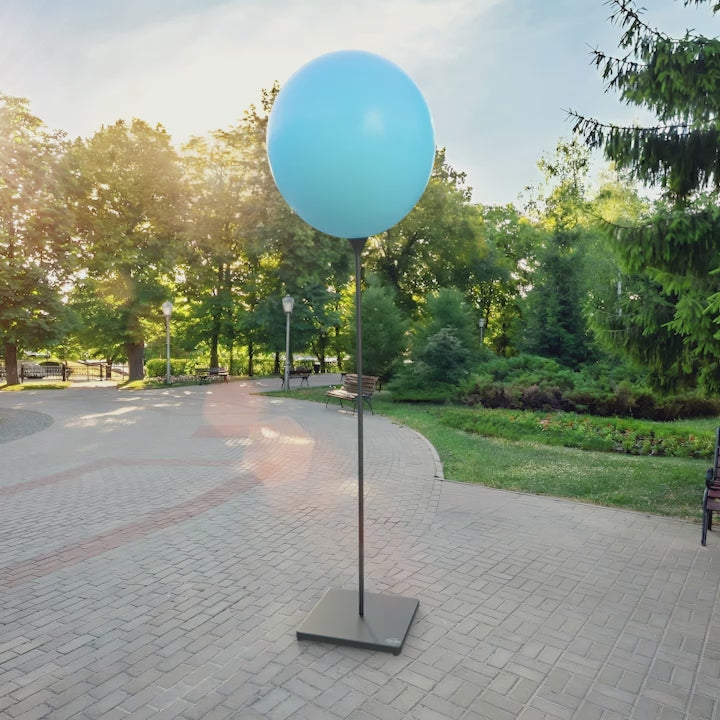 Ljusblå ballong 90 cm