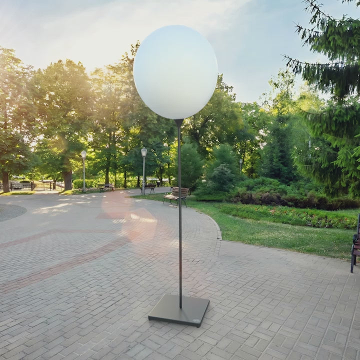 Vit ballong 90 cm
