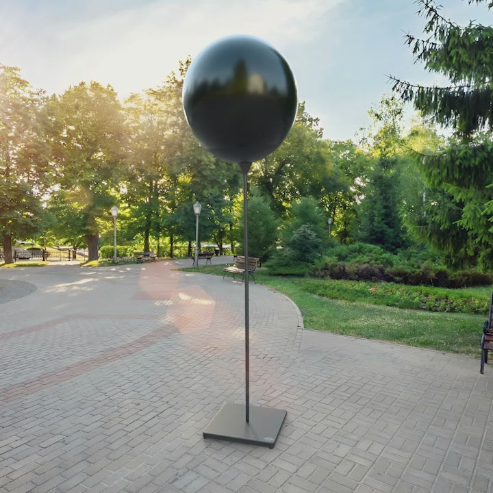 Svart ballong 90 cm