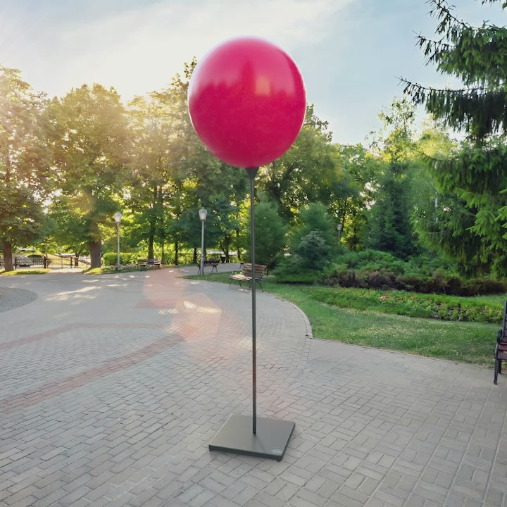 Röd ballong 90 cm